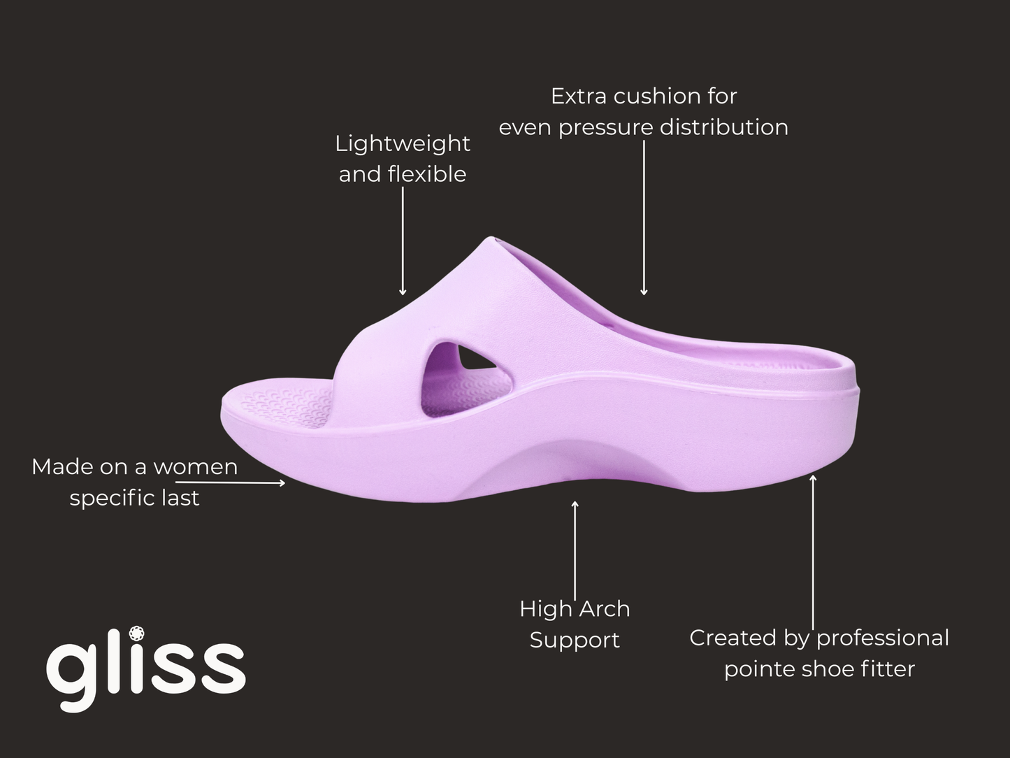 LIMITED EDITION: Lilac Fairy Ballet Slides